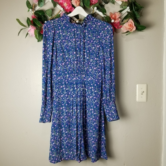 a loves a long sleeves floral dress size 6 - Picture 2 of 7